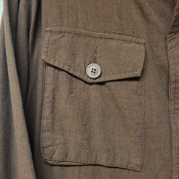 Ron Tomson Men's Brown Military Field Jacket - Picture 4 of 12
